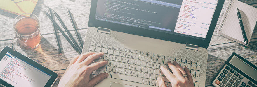 création d'une application web
